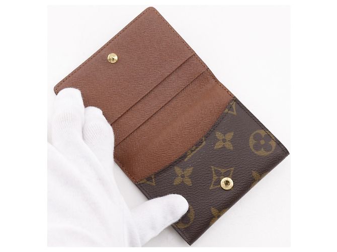 Monedero Louis Vuitton Ludlow Castaño Monograma - vista 6