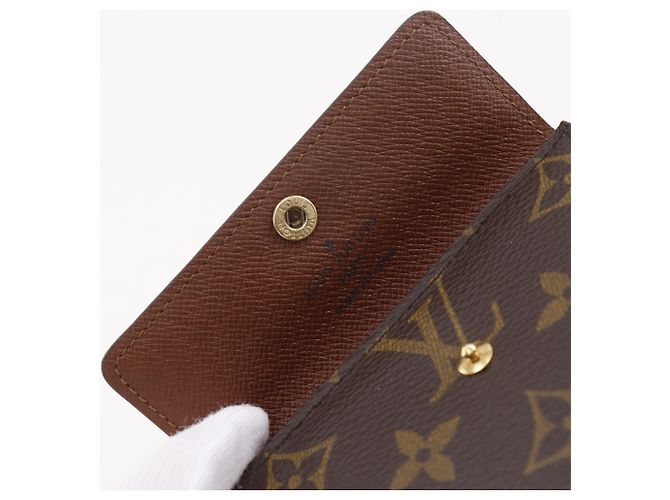 Monedero Louis Vuitton Ludlow Castaño Monograma - vista 8