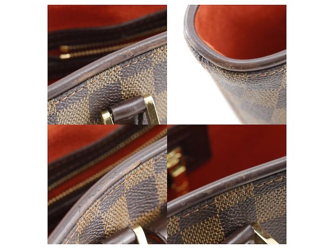 Borsa Tote Louis Vuitton Manosque PM Marrone - vista 12