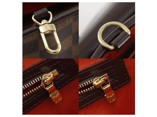 Borsa Tote Louis Vuitton Manosque PM Marrone - vista 14