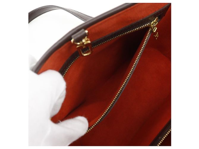 Borsa Tote Louis Vuitton Manosque PM Marrone - vista 8
