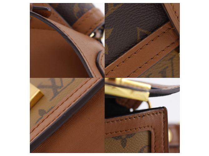 Sac banane Louis Vuitton Daufine Marron Monogramme - vue 12