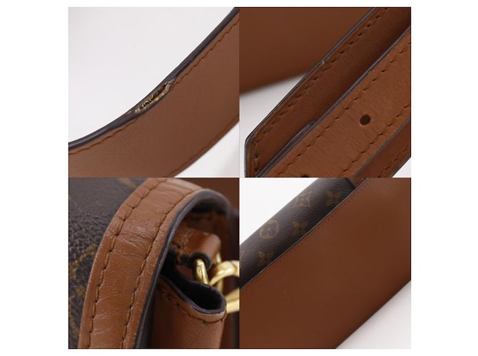 Sac banane Louis Vuitton Daufine Marron Monogramme - vue 13