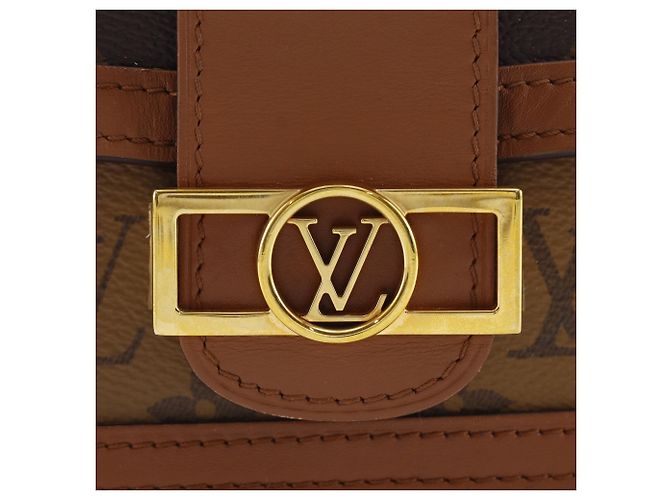 Sac banane Louis Vuitton Daufine Marron Monogramme - vue 15