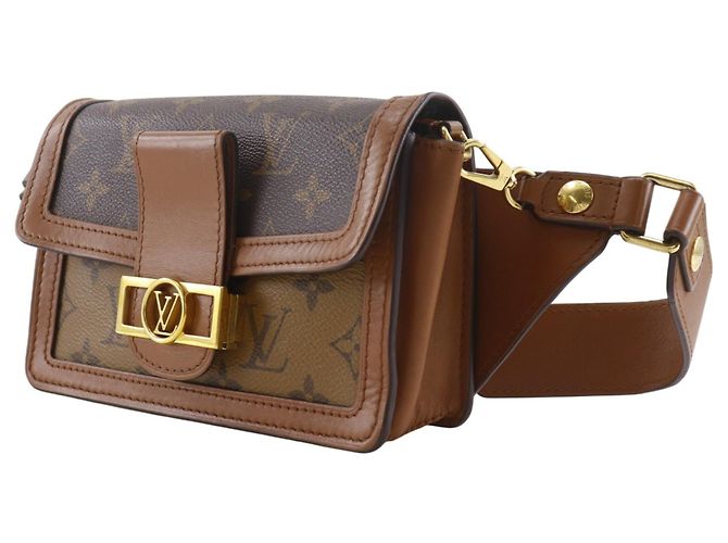 Sac banane Louis Vuitton Daufine Marron Monogramme - vue 2