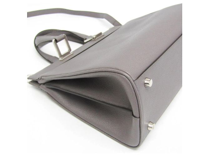 Gucci Zumi Top Handle in pelle Medium Marrone - vista 7