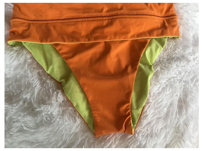 Bañador de Lycra naranja Fendi Verde claro - vista 3