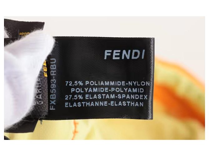 Bañador de Lycra naranja Fendi Verde claro - vista 6