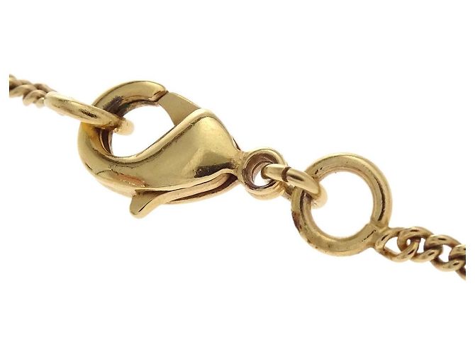 Pendente Chanel Vintage CC in metallo placcato D'oro - vista 4