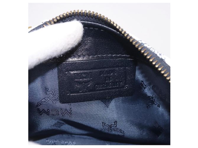 MCM Visetos Leather Bianco - vista 6