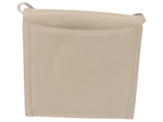 Salvatore Ferragamo Gancini in pelle Beige - vista 2