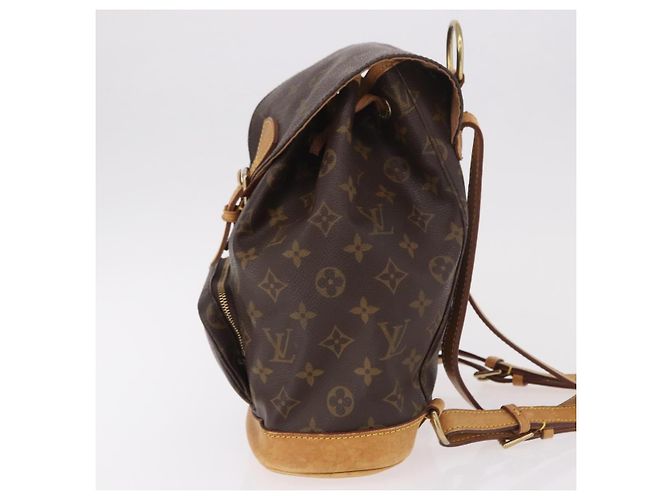 Louis Vuitton Montsouris Monogram MM Marrone - vista 3