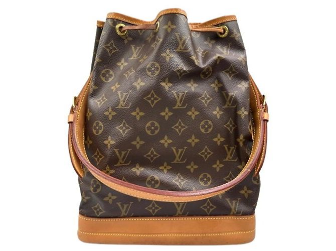 Borsa a Spalla Louis Vuitton Monogram Noe M42224 Marrone - vista 2