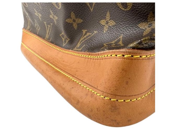 Borsa a Spalla Louis Vuitton Monogram Noe M42224 Marrone - vista 3