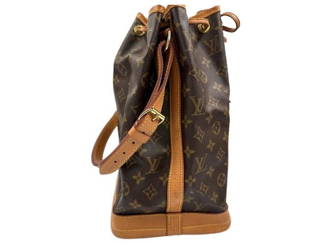 Borsa a Spalla Louis Vuitton Monogram Noe M42224 Marrone - vista 4