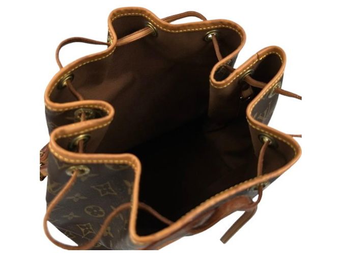 Borsa a Spalla Louis Vuitton Monogram Noe M42224 Marrone - vista 8
