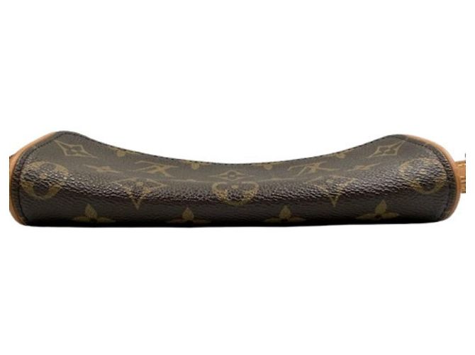 Borsa a Spalla Louis Vuitton Monogram Pochette Twin PM M51854 Marrone - vista 4