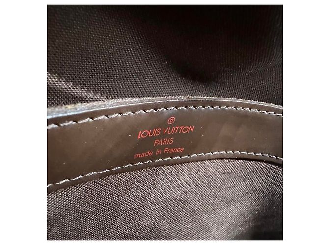 Borsa a tracolla Louis Vuitton Naviglio Damier Marrone - vista 12