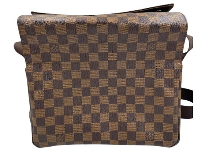 Borsa a tracolla Louis Vuitton Naviglio Damier Marrone - vista 2
