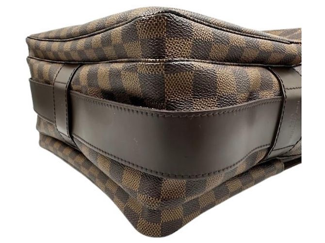 Borsa a tracolla Louis Vuitton Naviglio Damier Marrone - vista 7