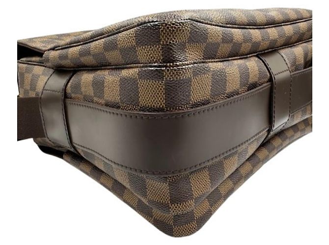 Borsa a tracolla Louis Vuitton Naviglio Damier Marrone - vista 8