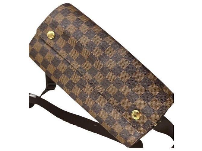 Borsa a tracolla Louis Vuitton Naviglio Damier Marrone - vista 9