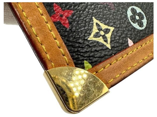 Louis Vuitton Pochette Clé Noir Monedero Negro - vista 10