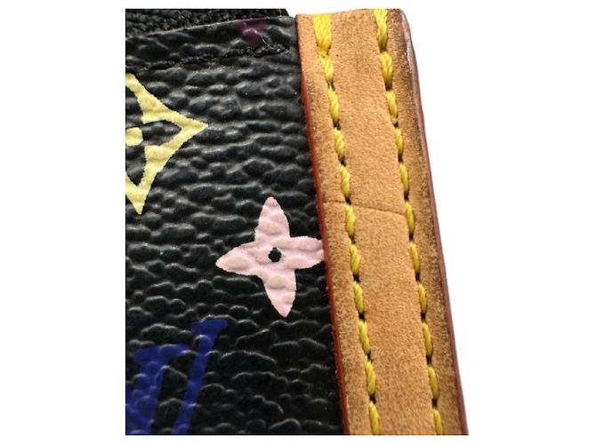 Louis Vuitton Pochette Clé Noir Monedero Negro - vista 12