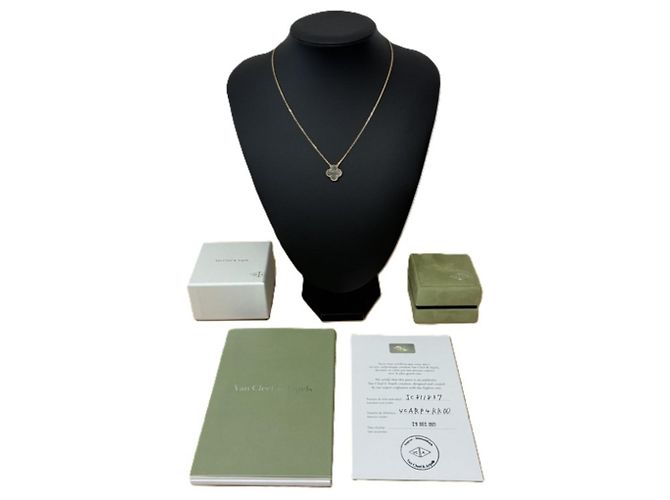 Collana Alhambra Pearl Van Cleef & Arpels D'oro - vista 10