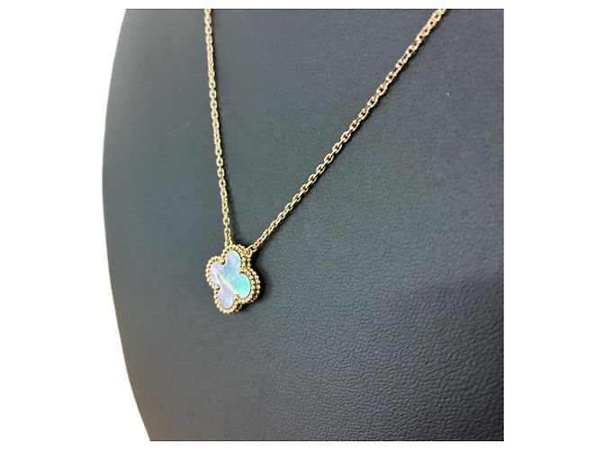 Collana Alhambra Pearl Van Cleef & Arpels D'oro - vista 4