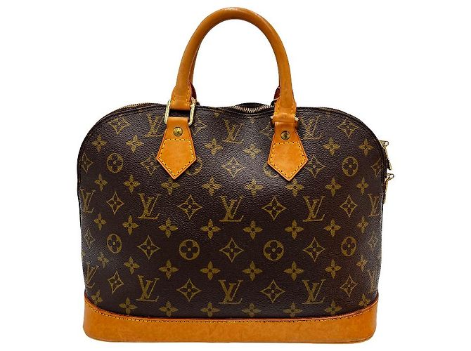 Louis Vuitton Vintage Alma Monogram Canvas PM Marrone - vista 2