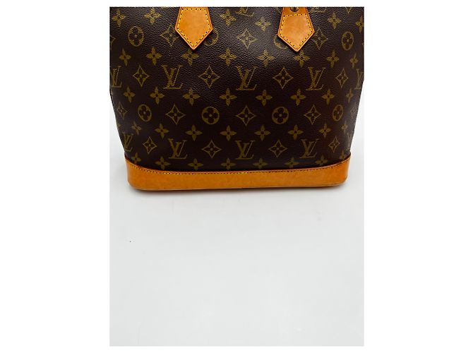 Louis Vuitton Vintage Alma Monogram Canvas PM Marrone - vista 3
