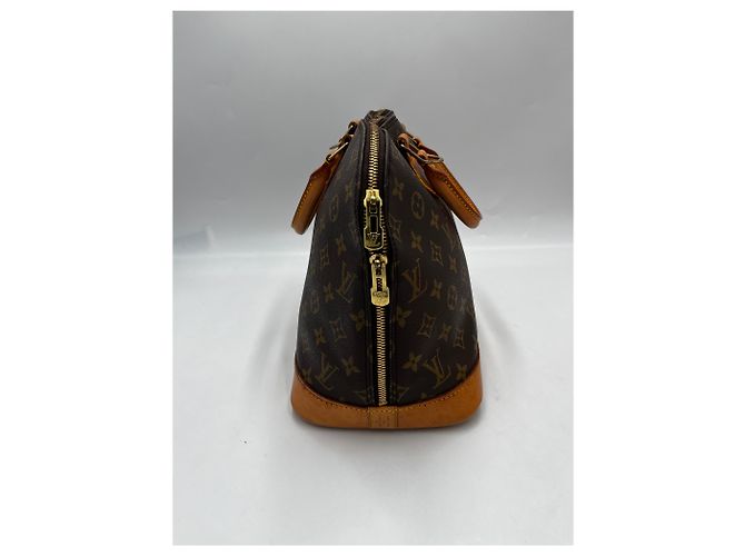 Louis Vuitton Vintage Alma Monogram Canvas PM Marrone - vista 6