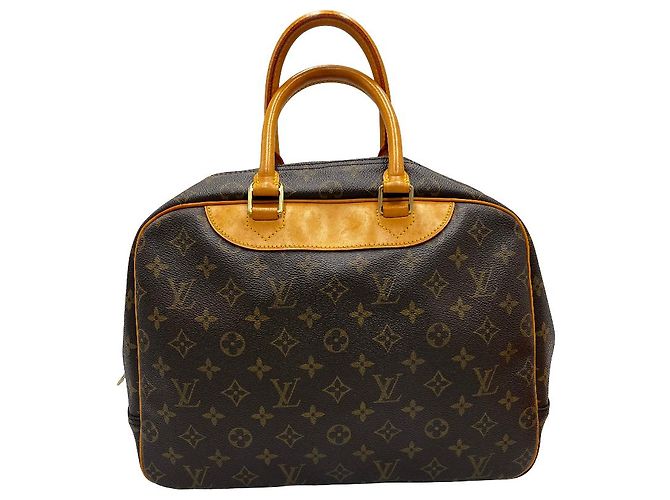 Louis Vuitton Deauville Monogram Canvas 34 Marrone - vista 2