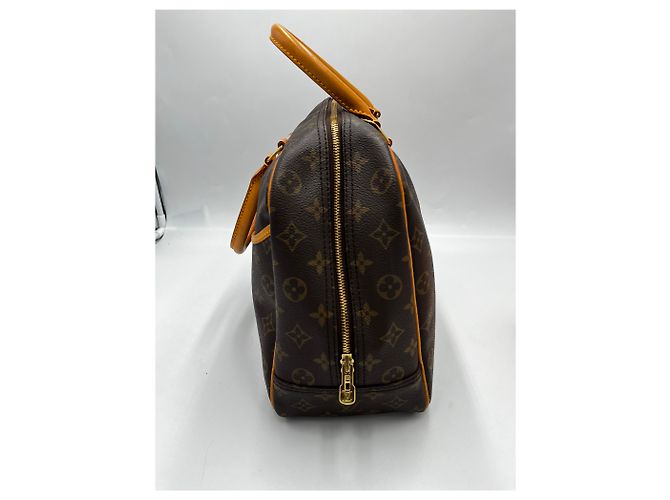 Louis Vuitton Deauville Monogram Canvas 34 Marrone - vista 4