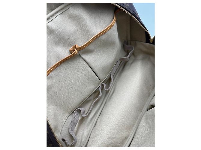 Louis Vuitton Deauville Monogram Canvas 34 Marrone - vista 7
