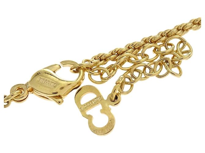 Collana con pendente Christian Dior Vintage in Metallo D'oro - vista 5
