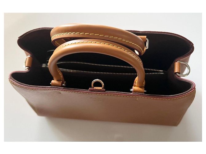 Louis Vuitton Marelle Tote MM M59953 pelle Epi Camel Cammello - vista 5