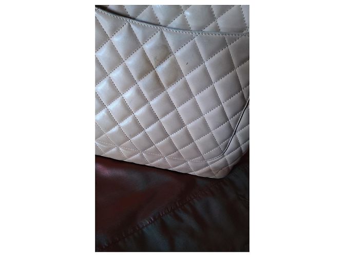 Borsa tote Cambon in pelle trapuntata beige e nero Chanel - vista 15