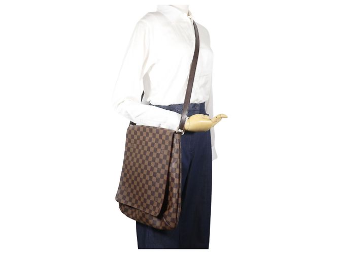 Borsa a Spalla Musette Louis Vuitton Marrone - vista 15