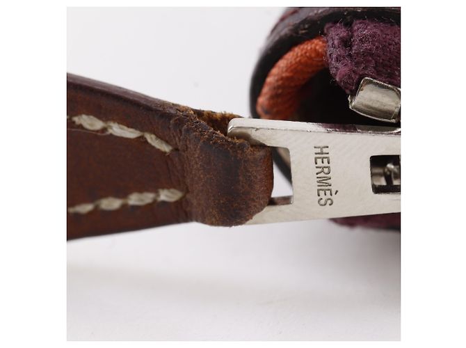 Hermès Cartera larga Azap Hermes Roja Burdeos - vista 12