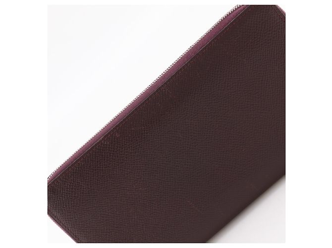 Hermès Cartera larga Azap Hermes Roja Burdeos - vista 14