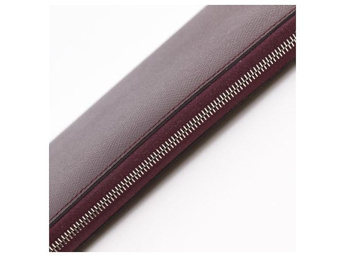 Hermès Cartera larga Azap Hermes Roja Burdeos - vista 15