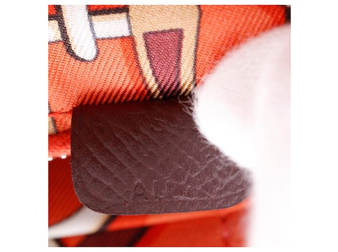 Hermès Cartera larga Azap Hermes Roja Burdeos - vista 17