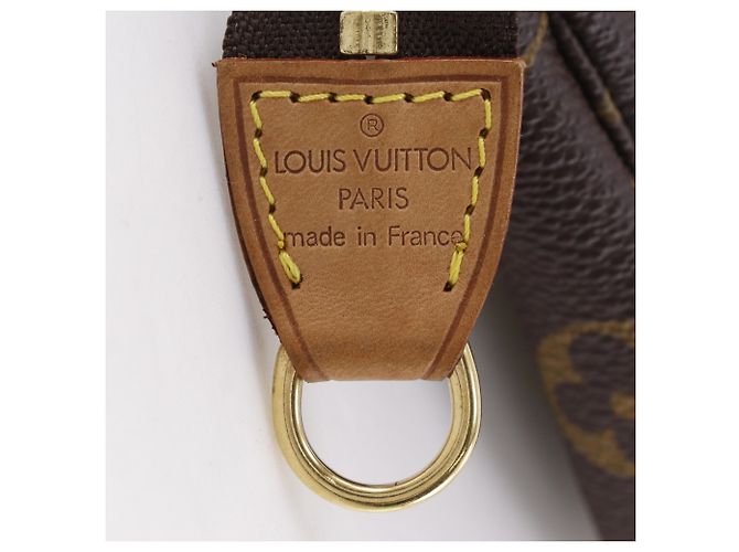 Pochette Louis Vuitton Mini Pochette Accessoires Marrom Monograma - vista 7