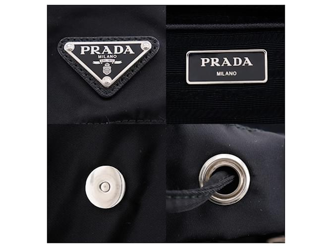Prada BZ2811 Nylon Rucksack Schwarz - Ansicht 12