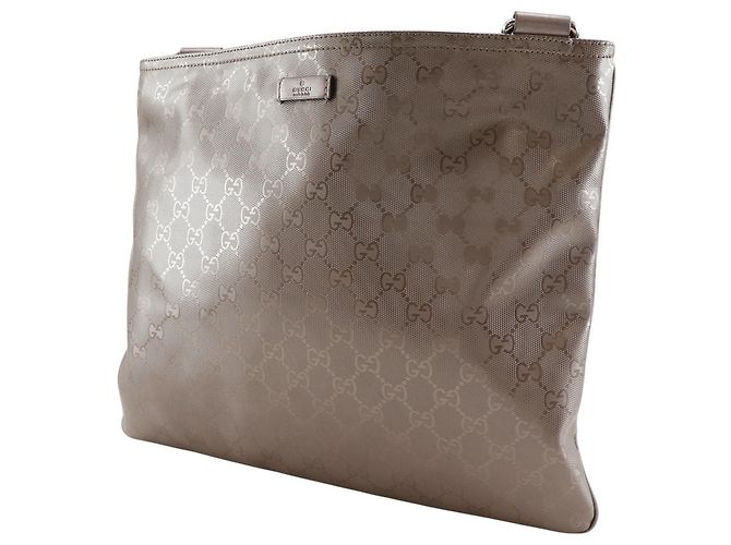 Borsa a Spalla Gucci GG Imprime Bronzo - vista 2