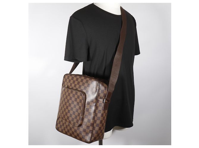 Borsa a Spalla Louis Vuitton Olaf MM Marrone - vista 19