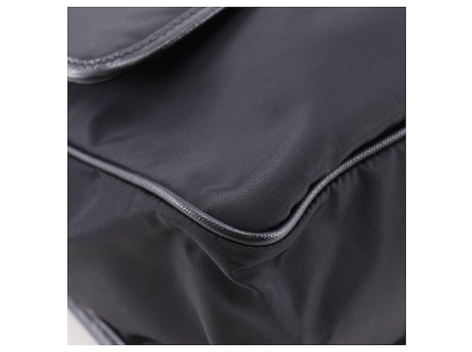 Borsa a tracolla in nylon Prada V158 nero - vista 4