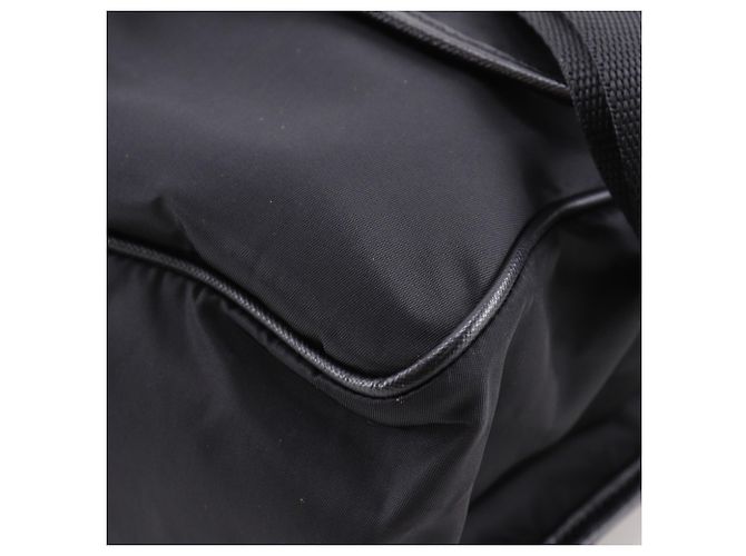 Borsa a tracolla in nylon Prada V158 nero - vista 5